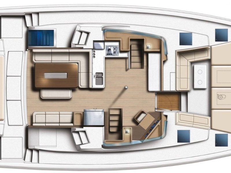 PLANO CENITAL SALÓN Y EXTERIOR